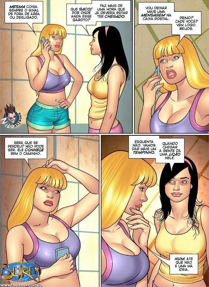 Suruba Proibida da Priminha Gostosa em HQ Explícita