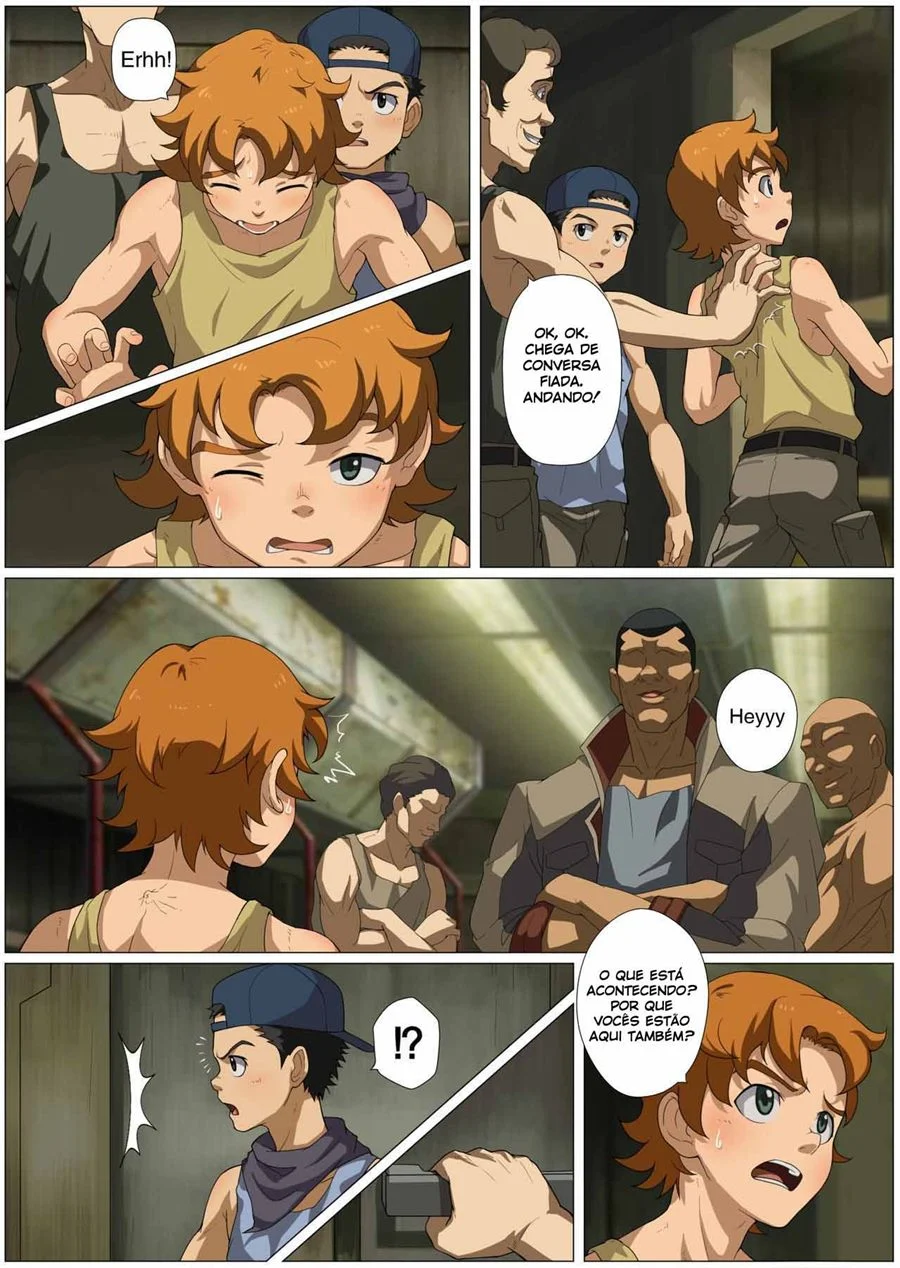 Hentai Gay Explícito: Sexo Selvagem na Prisão - HQ Erótica Brutal
