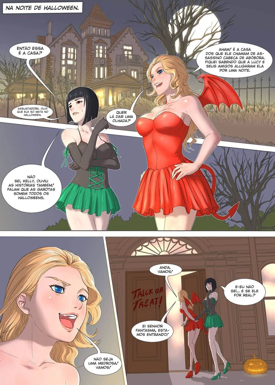 Hentai de Halloween: Orgia Lésbica na Noite das Travessuras Explícitas Hentai de Halloween: Orgia Lésbica na Noite das Travessuras Explícitas