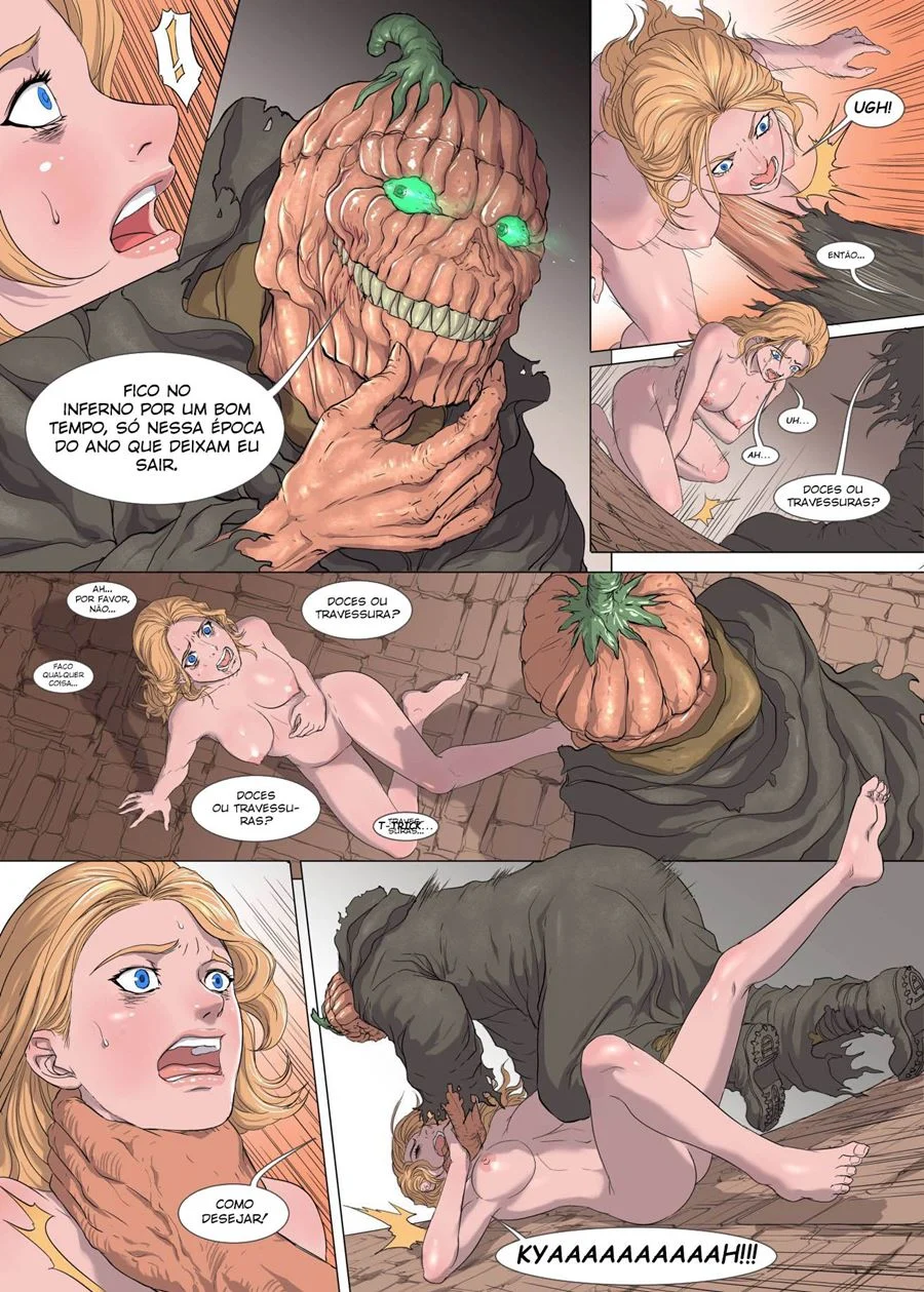 Hentai de Halloween: Orgia Lésbica na Noite das Travessuras Explícitas Hentai de Halloween: Orgia Lésbica na Noite das Travessuras Explícitas