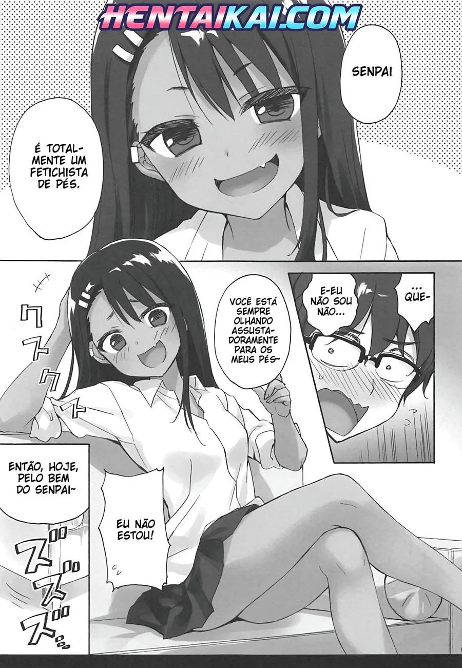 Encontros Sensuais com Nagatoro: Hentai Explícito em HQ