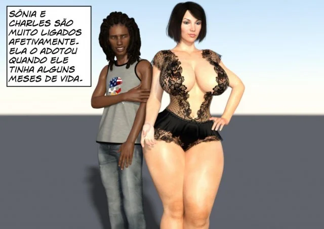 Mamada Insaciável com Madrasta Proibida em 3D Estonteante