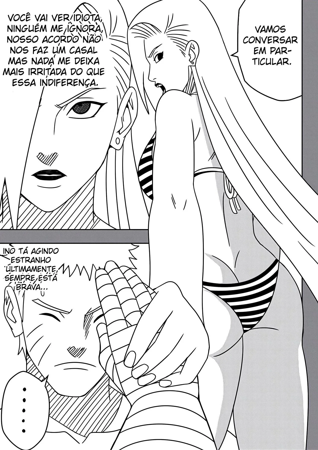Hentai Picante da Ino Yamanaka: Sexo Explícito nos Quadrinhos de Naruto