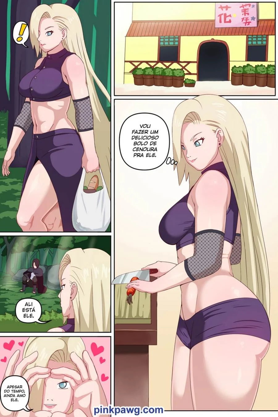 Ino Abrindo a Loja Pra Você: Foda Explícita nos Quadrinhos de Naruto