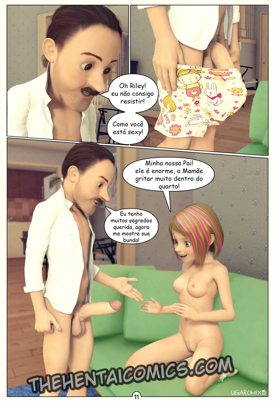 Foda Explícita com Riley: Quadrinhos Pornôs em 3D para Se Masturbar