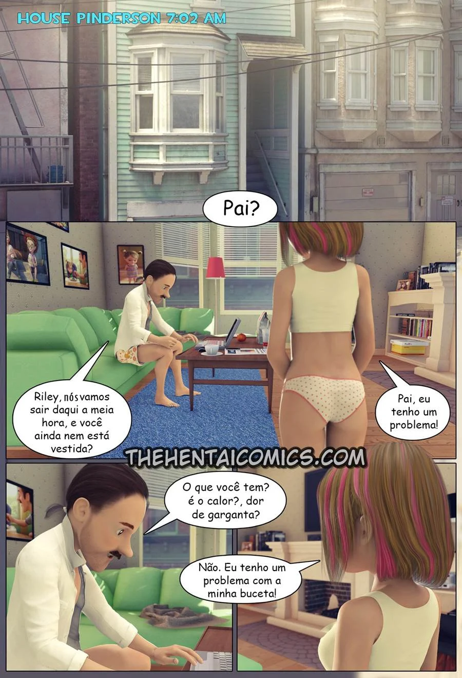 Foda Explícita com Riley: Quadrinhos Pornôs em 3D para Se Masturbar