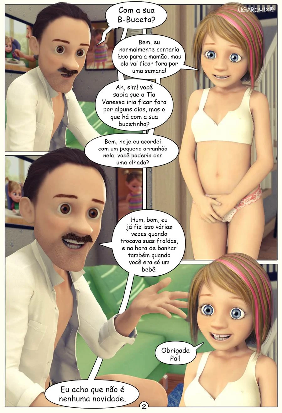 Foda Explícita com Riley: Quadrinhos Pornôs em 3D para Se Masturbar