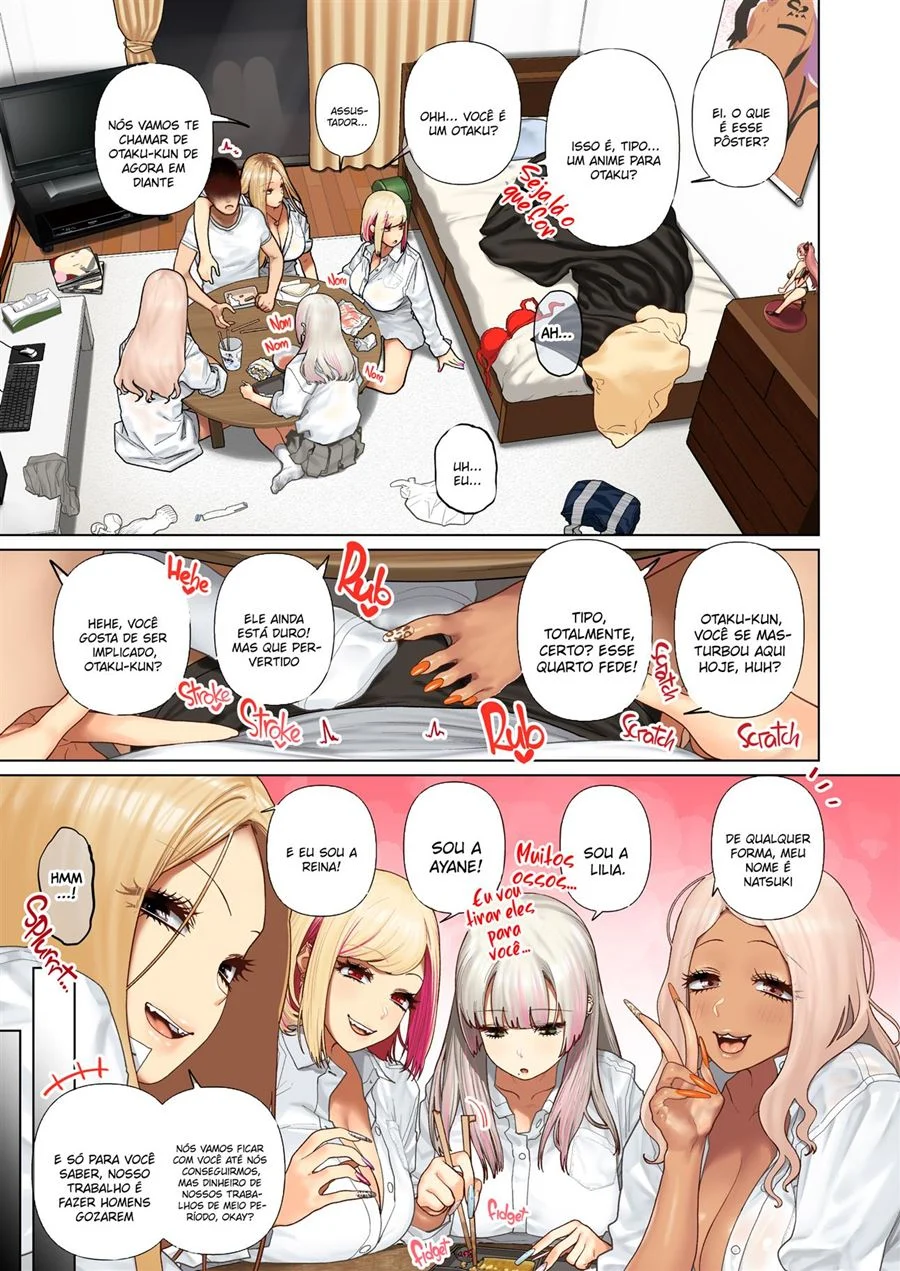 Expansão Erótica: Hentai Gyaru Domina o Harém com Fetichismo Escancarado