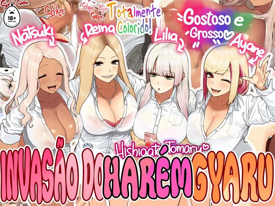 Expansão Erótica: Hentai Gyaru Domina o Harém com Fetichismo Escancarado