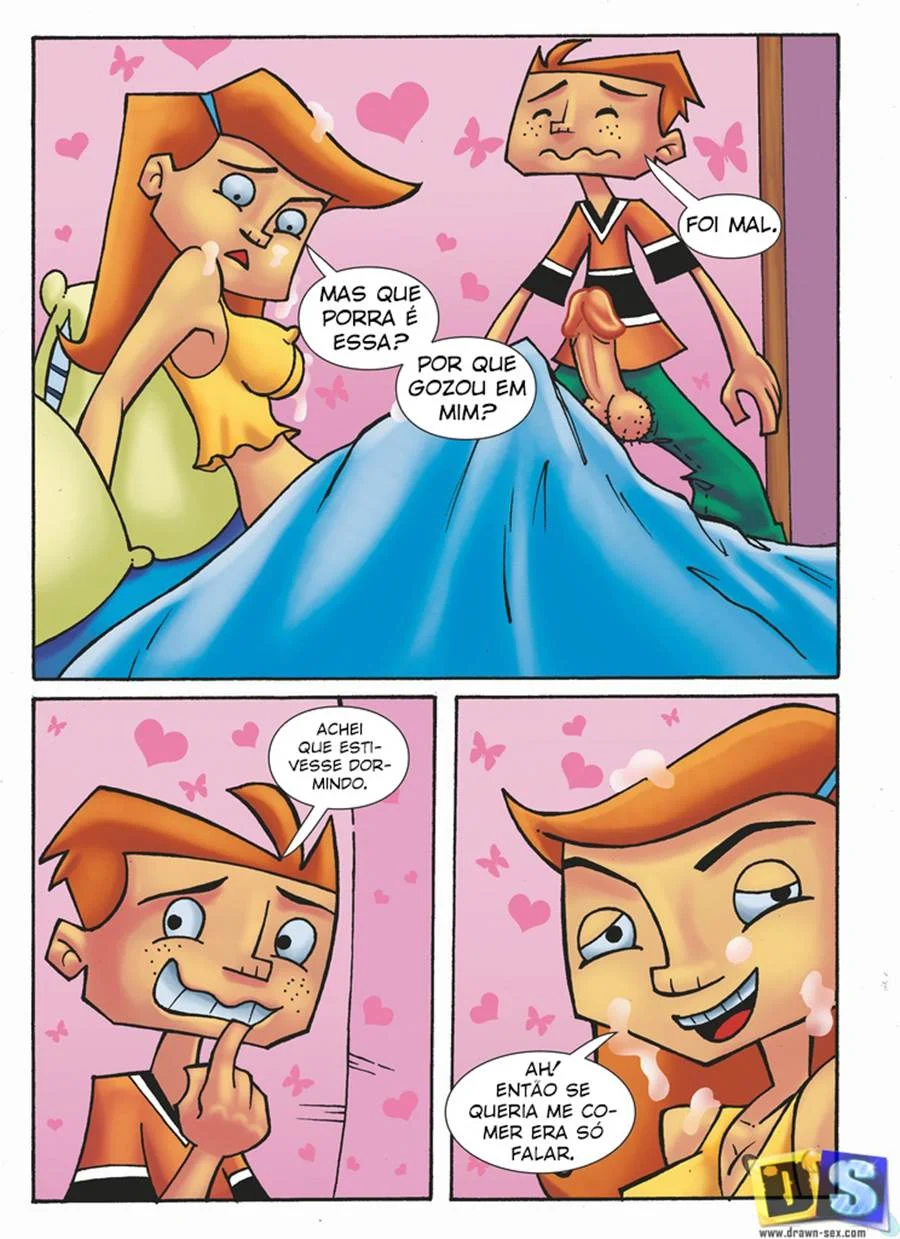 Fode bem gostoso a irmã no cu - HQ Pornô Explícita de Animação