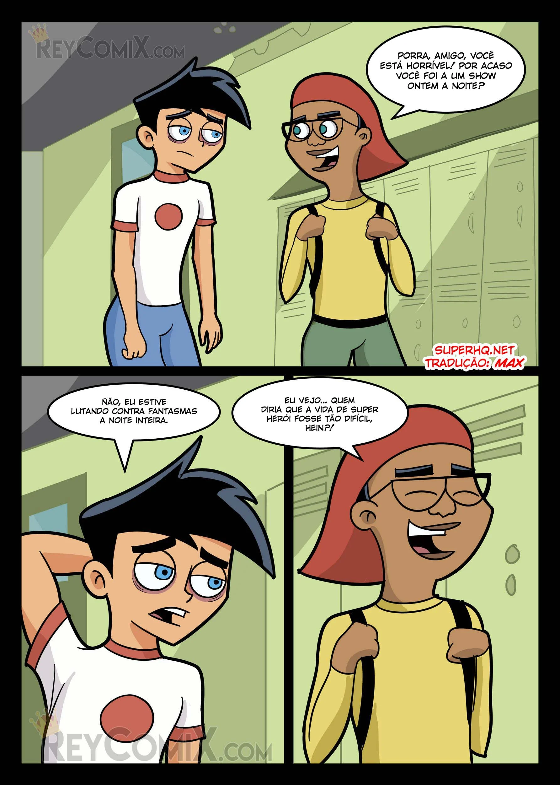 Danny Phantom: Quadrinhos Explícitos de Fantasias Vulgares Realizadas