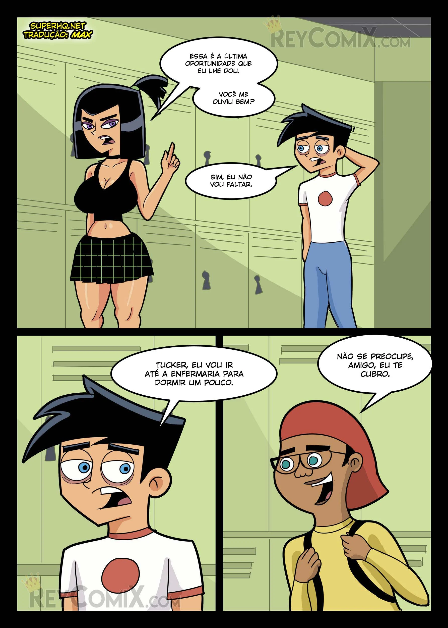 Danny Phantom: Quadrinhos Explícitos de Fantasias Vulgares Realizadas