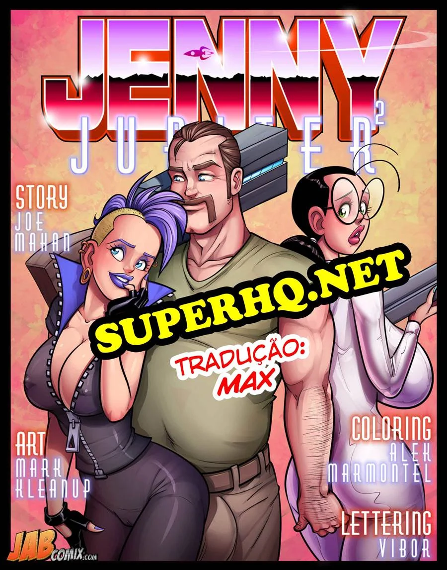 Ardentes Quadrinhos de Fetiche Espacial com Jenny Jupiter