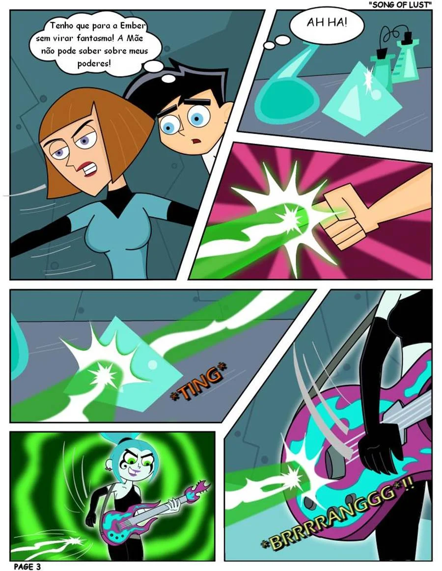 Quadrinhos Picantes: Orgias Proibidas com Danny Phantom e a Família