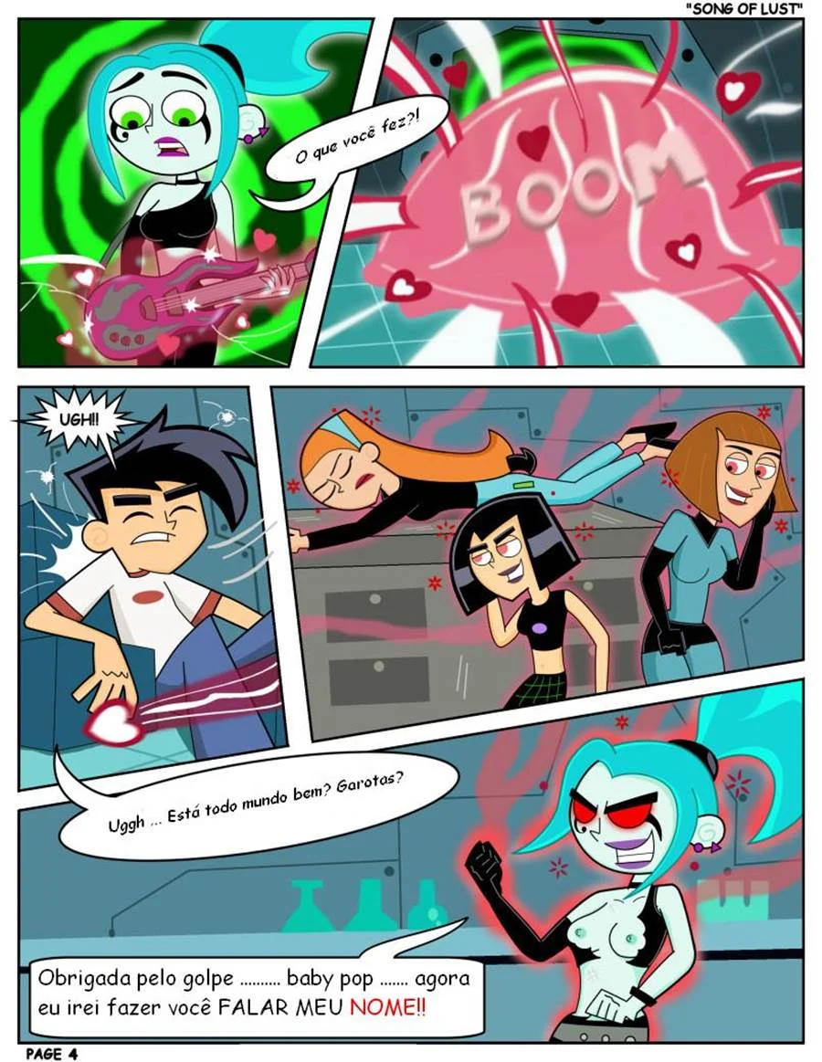 Quadrinhos Picantes: Orgias Proibidas com Danny Phantom e a Família