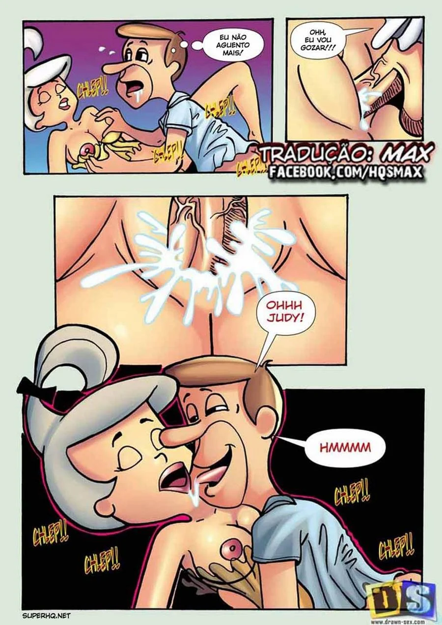 A Família Jetson em Orgia Proibida: Desejo Explícito Entre as Estrelas