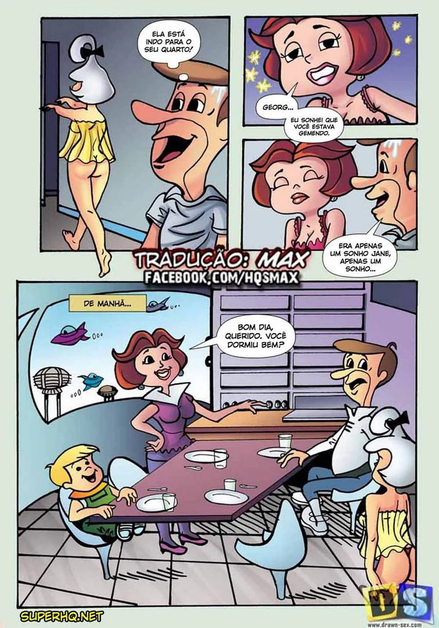 A Família Jetson em Orgia Proibida: Desejo Explícito Entre as Estrelas