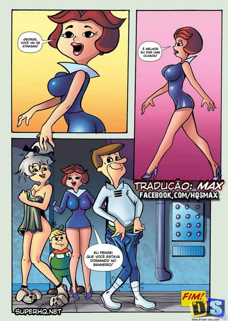 A Família Jetson em Orgia Proibida: Desejo Explícito Entre as Estrelas