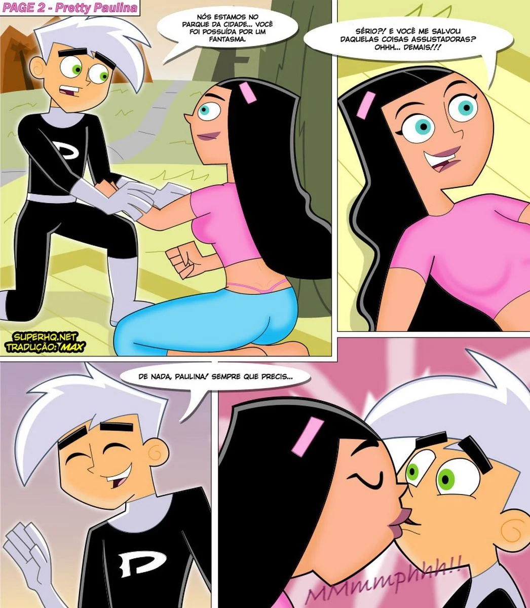 Danny Phantom Fode Paulina no Banheiro: Hentai Explícito dos Desenhos Animados