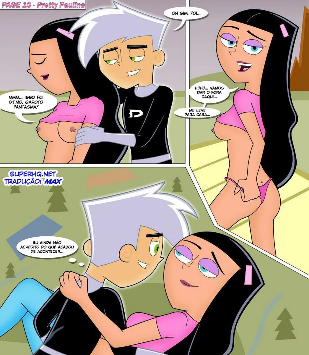 Danny Phantom Fode Paulina no Banheiro: Hentai Explícito dos Desenhos Animados