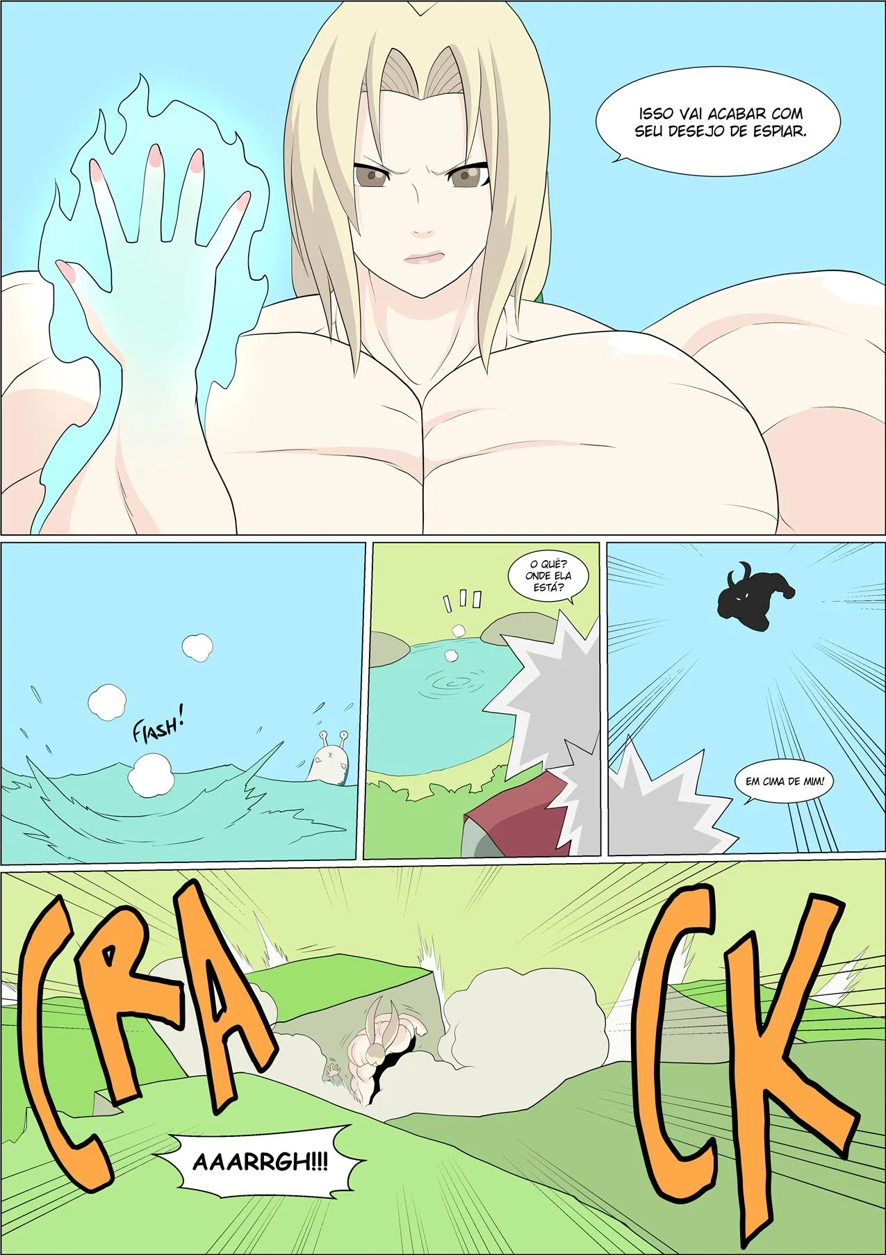 O Segredo Proibido de Tsunade: Jiraiya Enfrenta os Peitos Mais Famintos de Konoha
