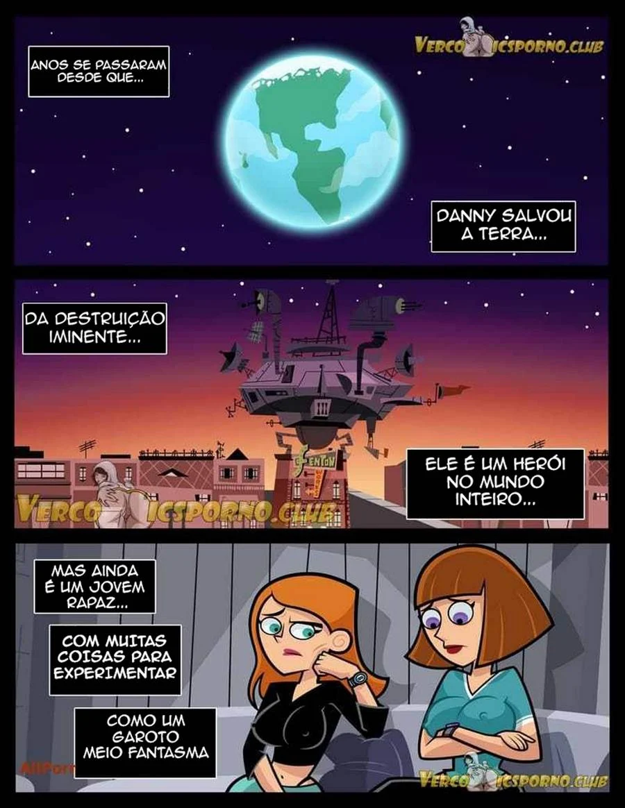 Danny Phantom: Puberdade Explícita - Quadrinhos Eróticos e Cenas de Sexo Intenso