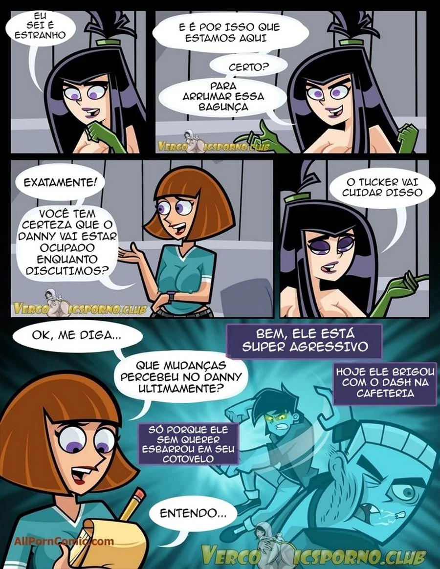 Danny Phantom: Puberdade Explícita - Quadrinhos Eróticos e Cenas de Sexo Intenso