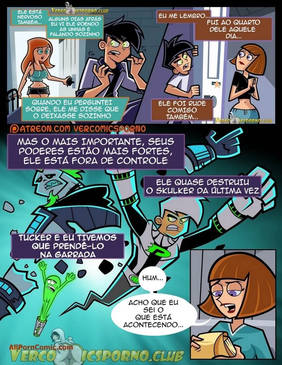 Danny Phantom: Puberdade Explícita - Quadrinhos Eróticos e Cenas de Sexo Intenso