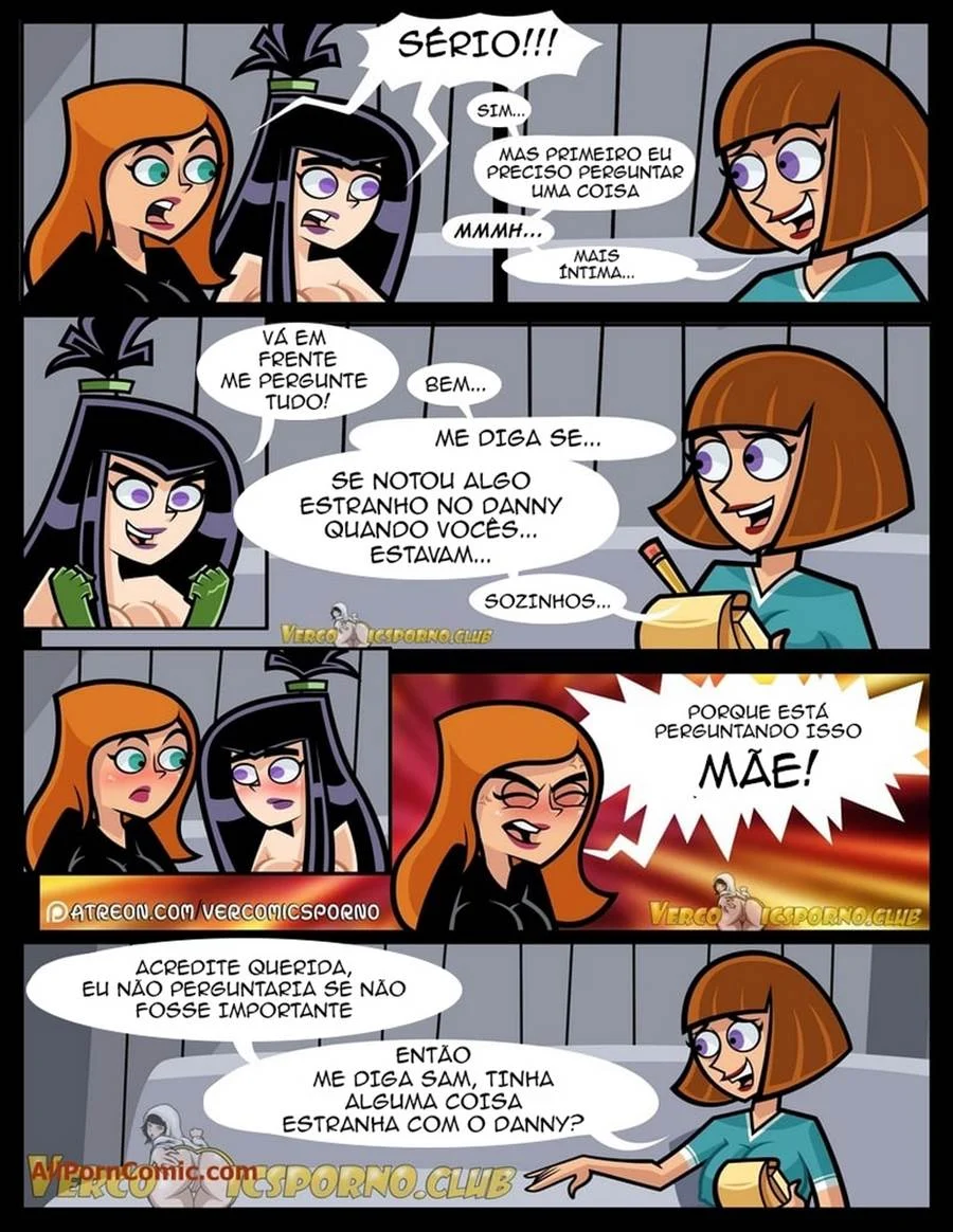 Danny Phantom: Puberdade Explícita - Quadrinhos Eróticos e Cenas de Sexo Intenso