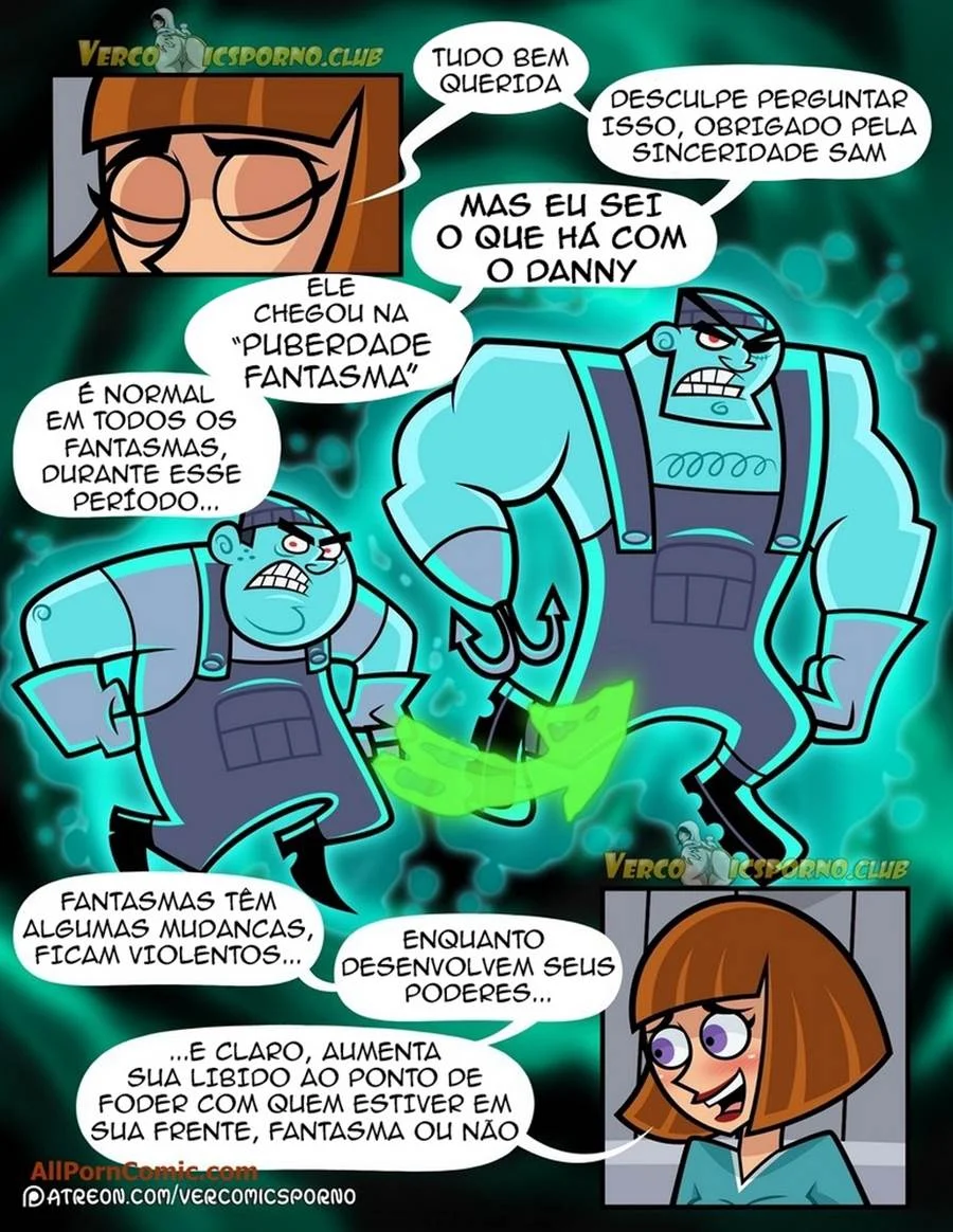 Danny Phantom: Puberdade Explícita - Quadrinhos Eróticos e Cenas de Sexo Intenso