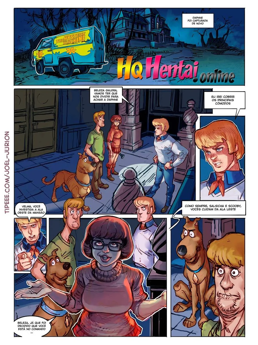 Scooby Doo: Daphine Arrombada - Quadrinhos Eróticos Explícitos Scooby Doo: Daphine Arrombada - Quadrinhos Eróticos Explícitos