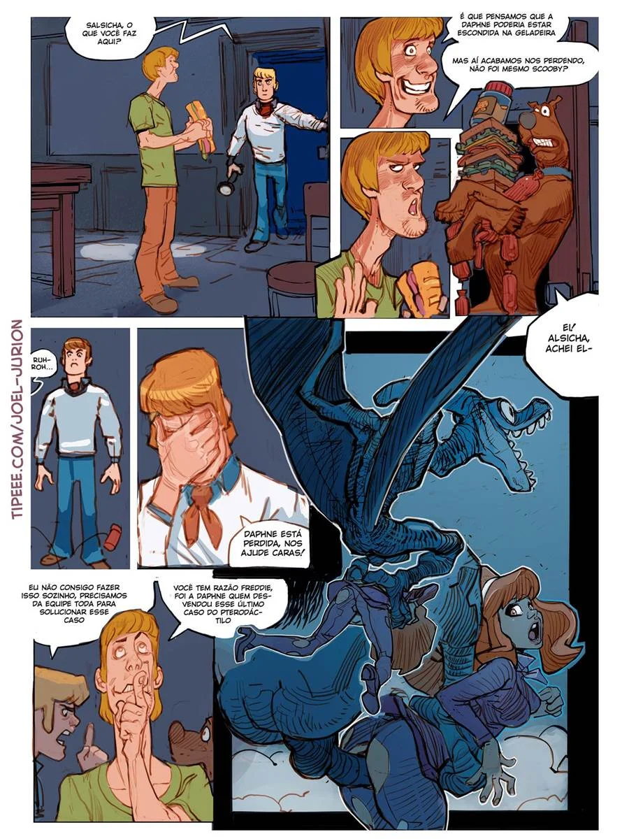 Scooby Doo: Daphine Arrombada - Quadrinhos Eróticos Explícitos Scooby Doo: Daphine Arrombada - Quadrinhos Eróticos Explícitos