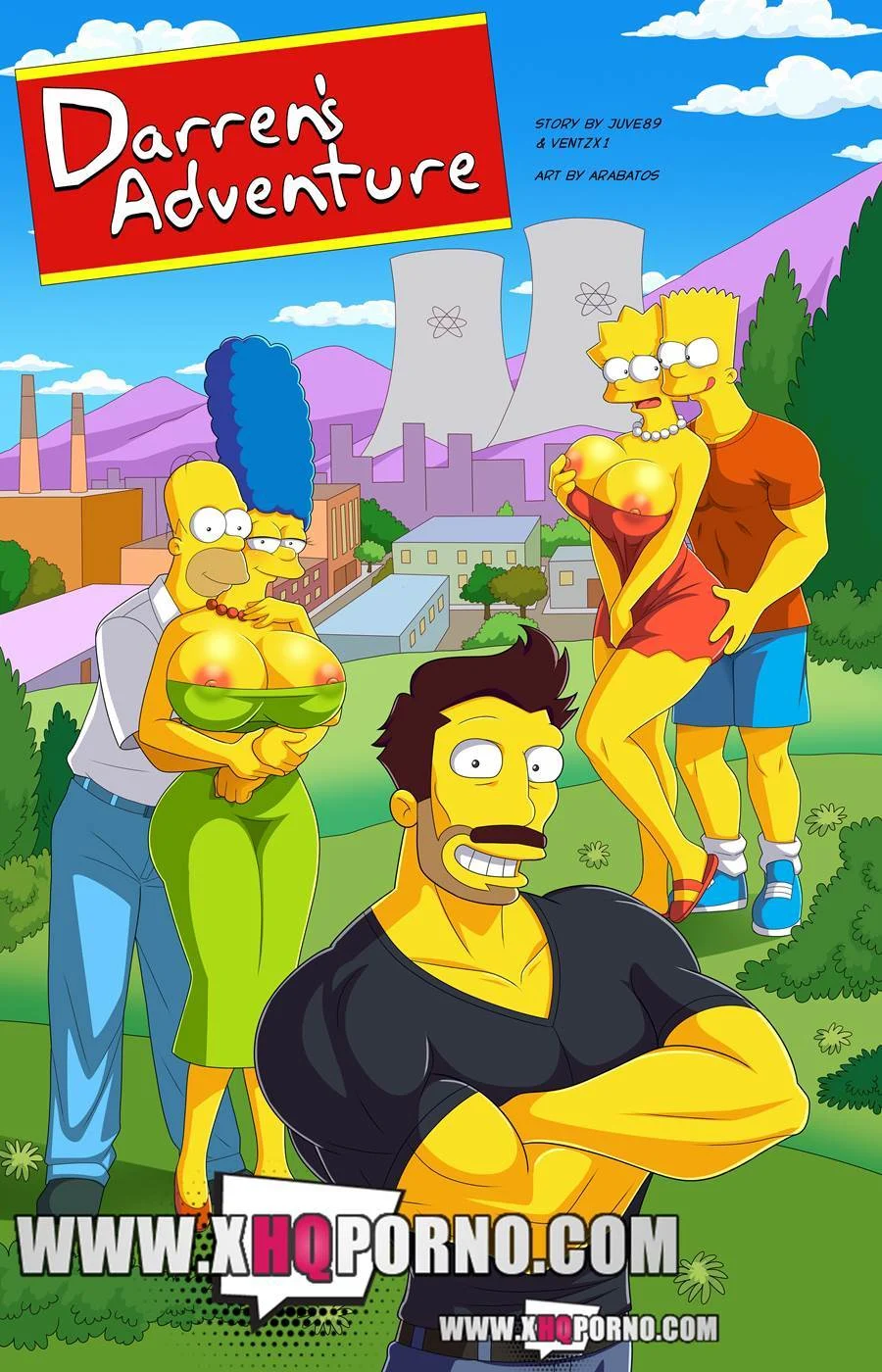 As Safadas Aventuras Sexuais da Família Simpsons em HQ Hot