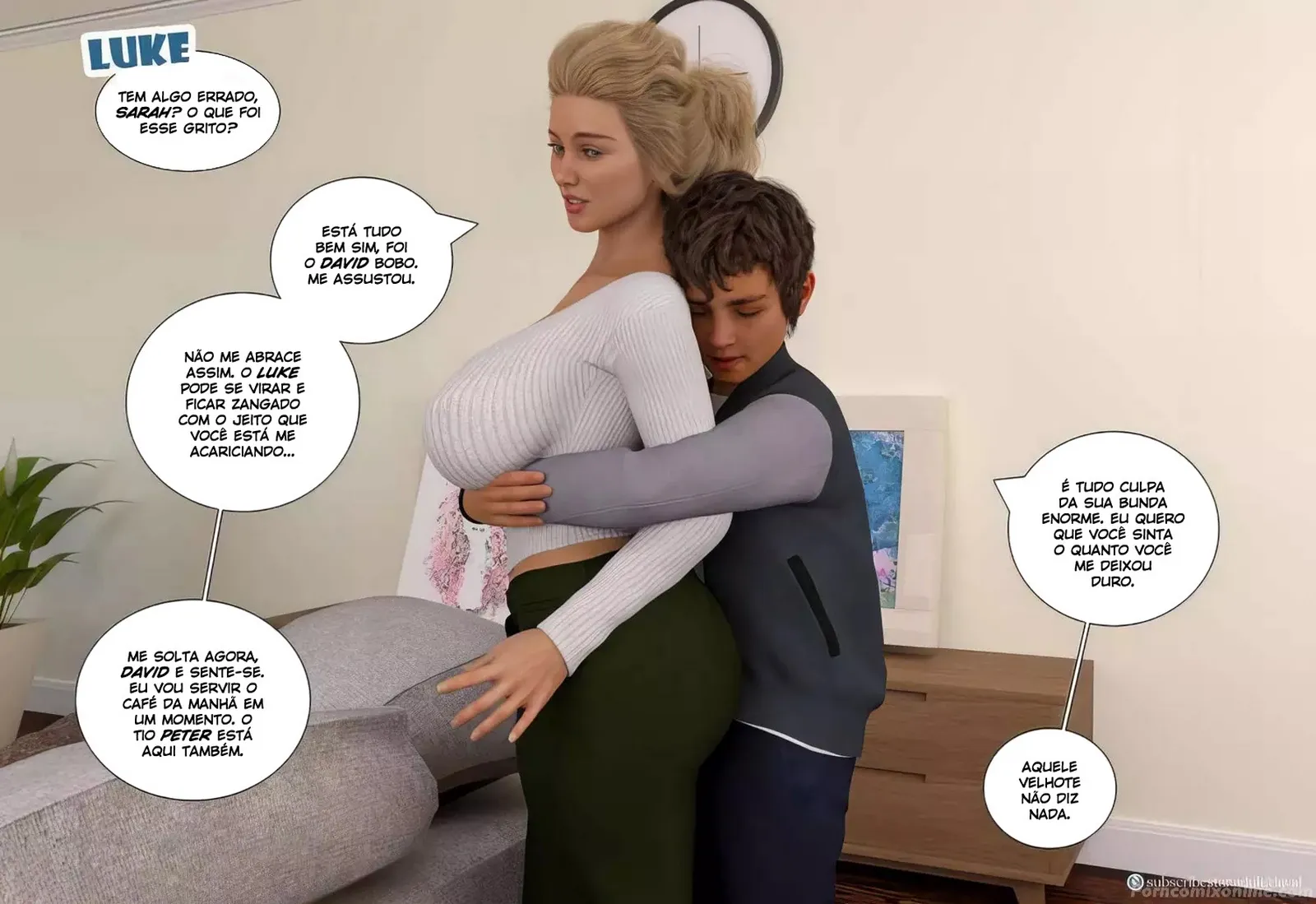 Quadrinhos 3D Explícitos: Daval3d e Amigas em Fodas Quentes
