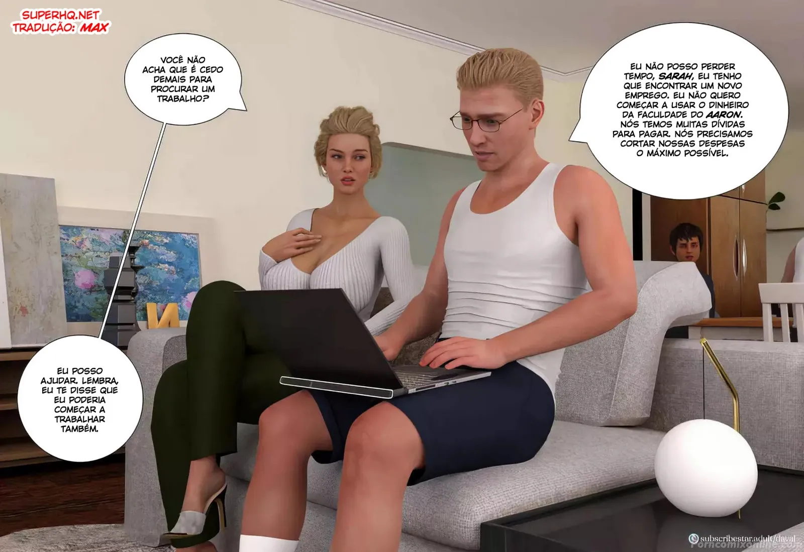 Quadrinhos 3D Explícitos: Daval3d e Amigas em Fodas Quentes