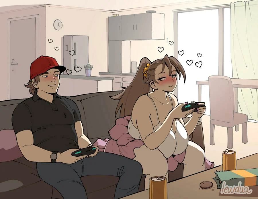 Sedução Explícita: David e Natasha em HQ Erótica com Cenas de Futanari