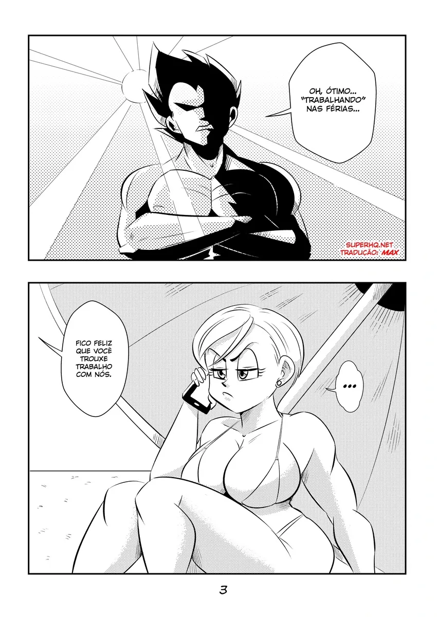 Goku e Bulma na praia: Sexo Explícito nos Quadrinhos Eróticos