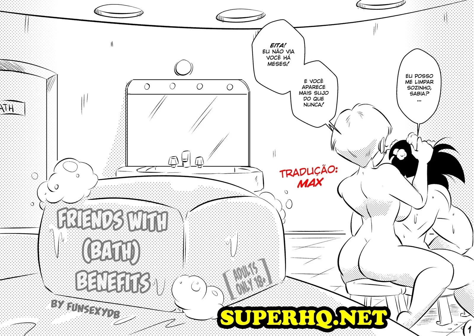 Quadrinhos Picantes do DBZ: Amigos com Muito Mais que Benefícios