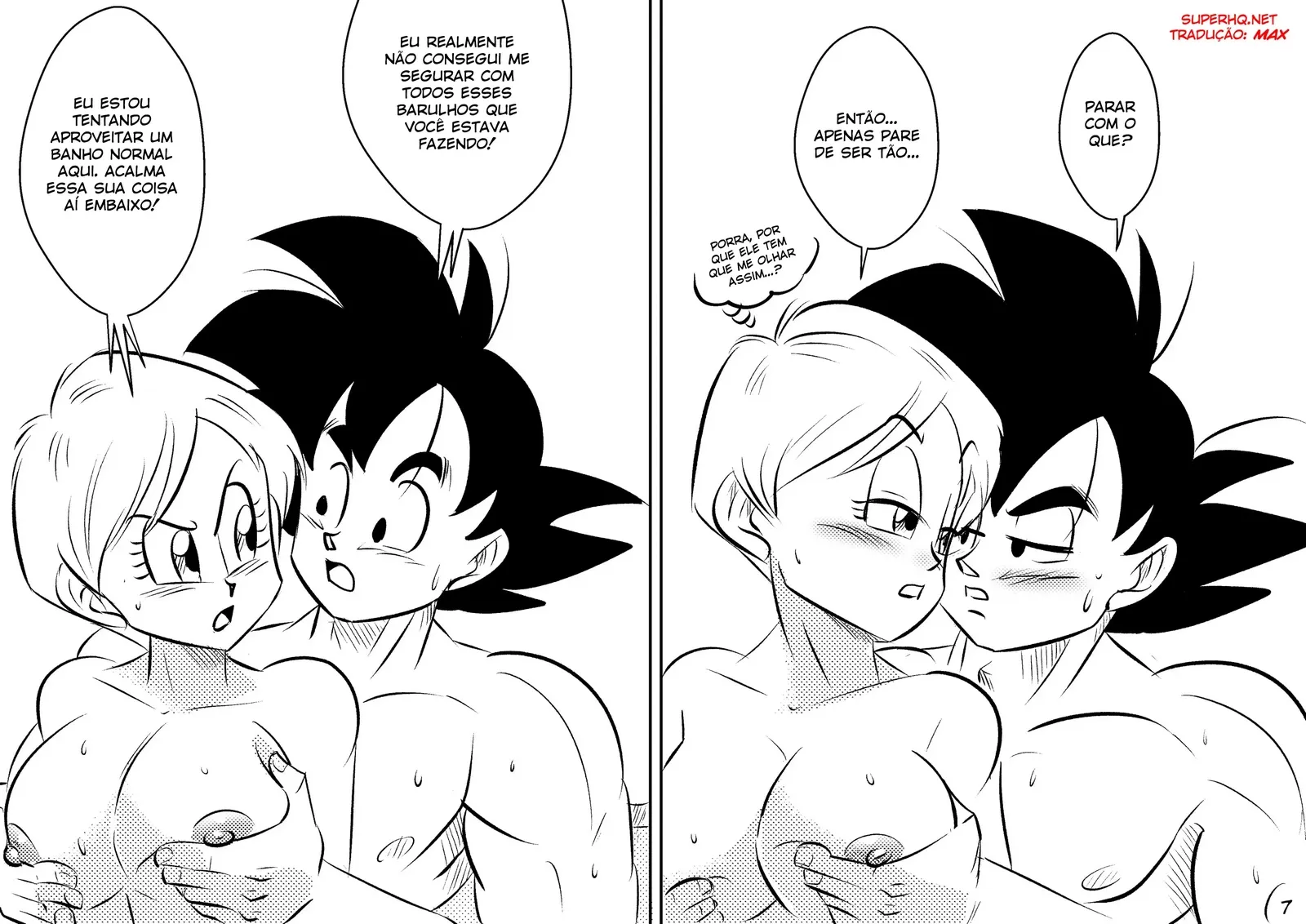 Quadrinhos Picantes do DBZ: Amigos com Muito Mais que Benefícios