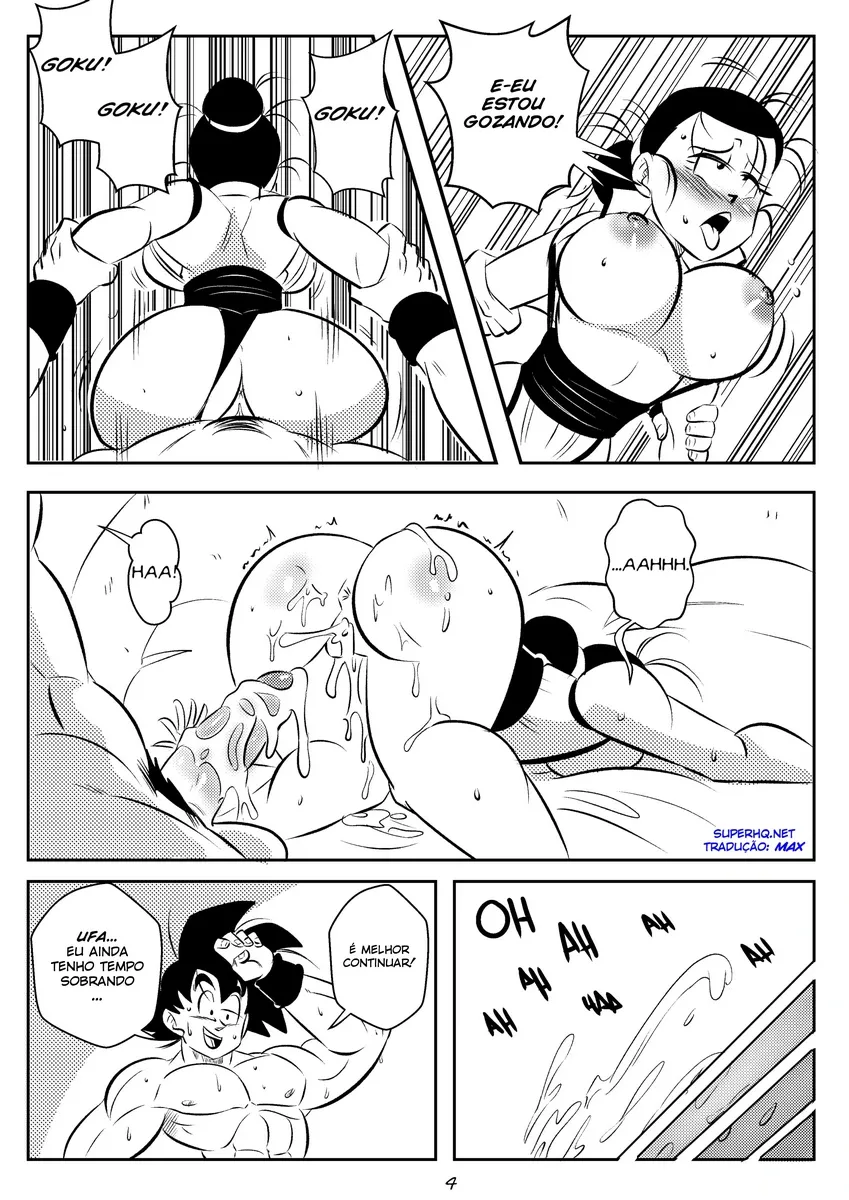 Quadrinhos Pornô Explícito do DBZ - Foda Mais Quente do Que Um Kamehameha
