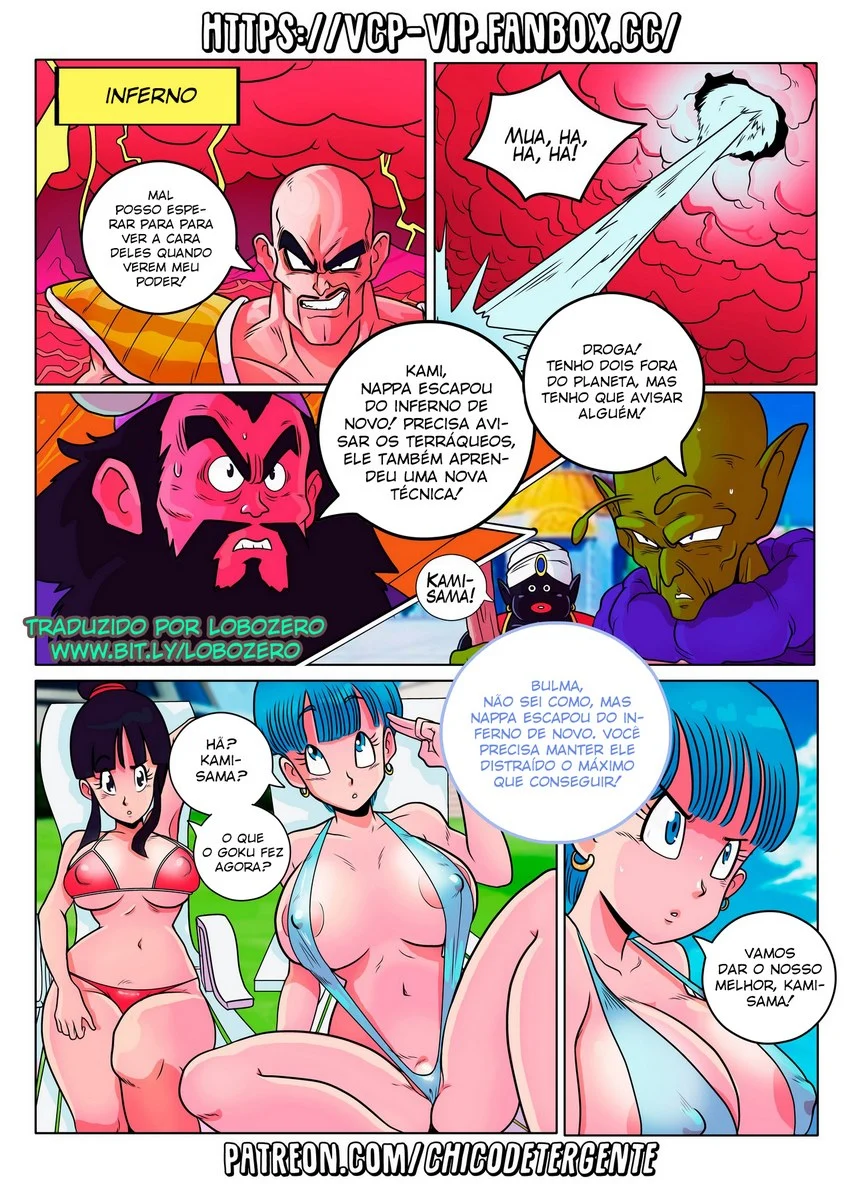Poderosas Cenas de Sexo Explícito com Nappa de Dragon Ball em HQ