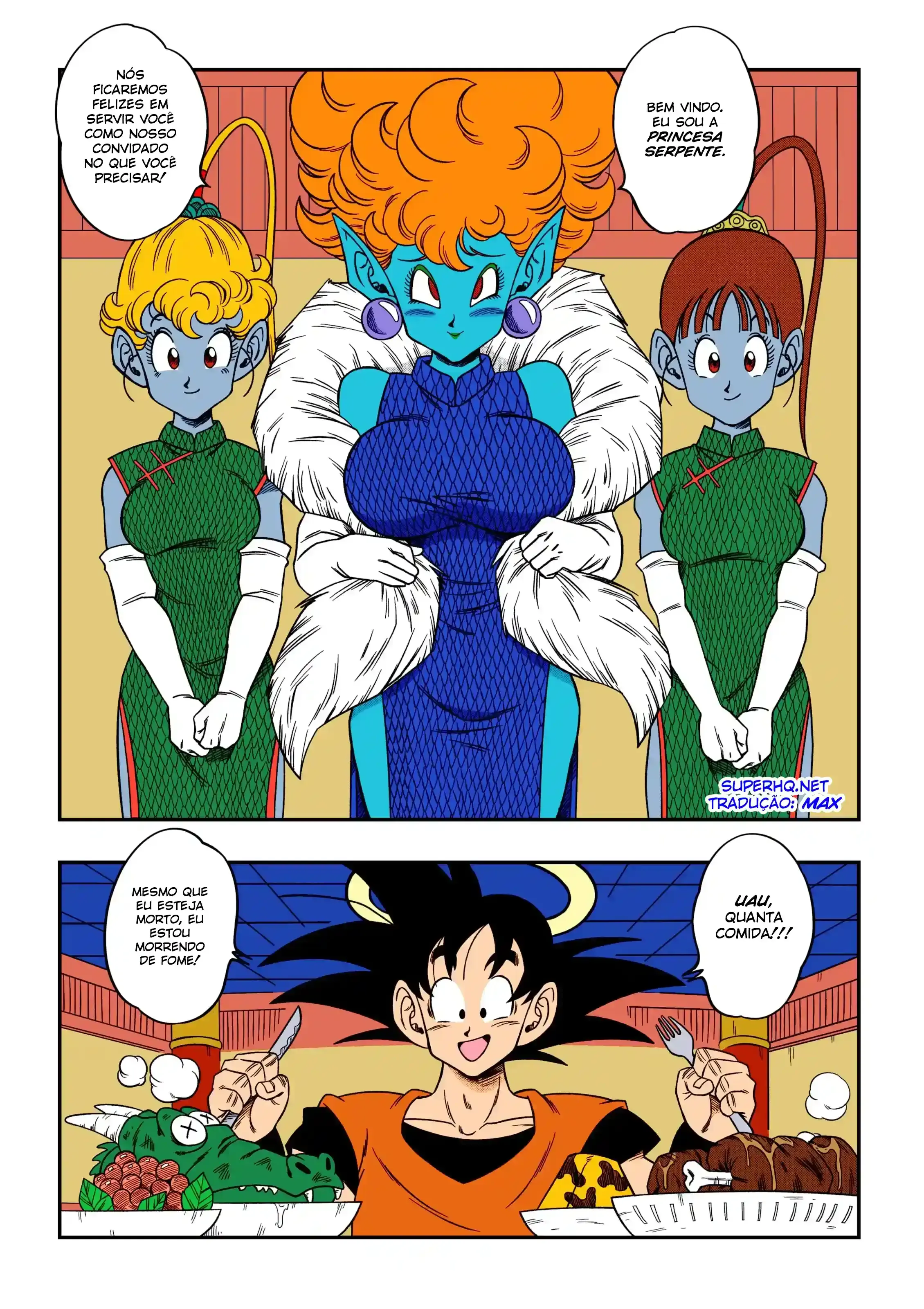 Suculenta Princesa da Serpente em Hentai Explícito de Dragon Ball