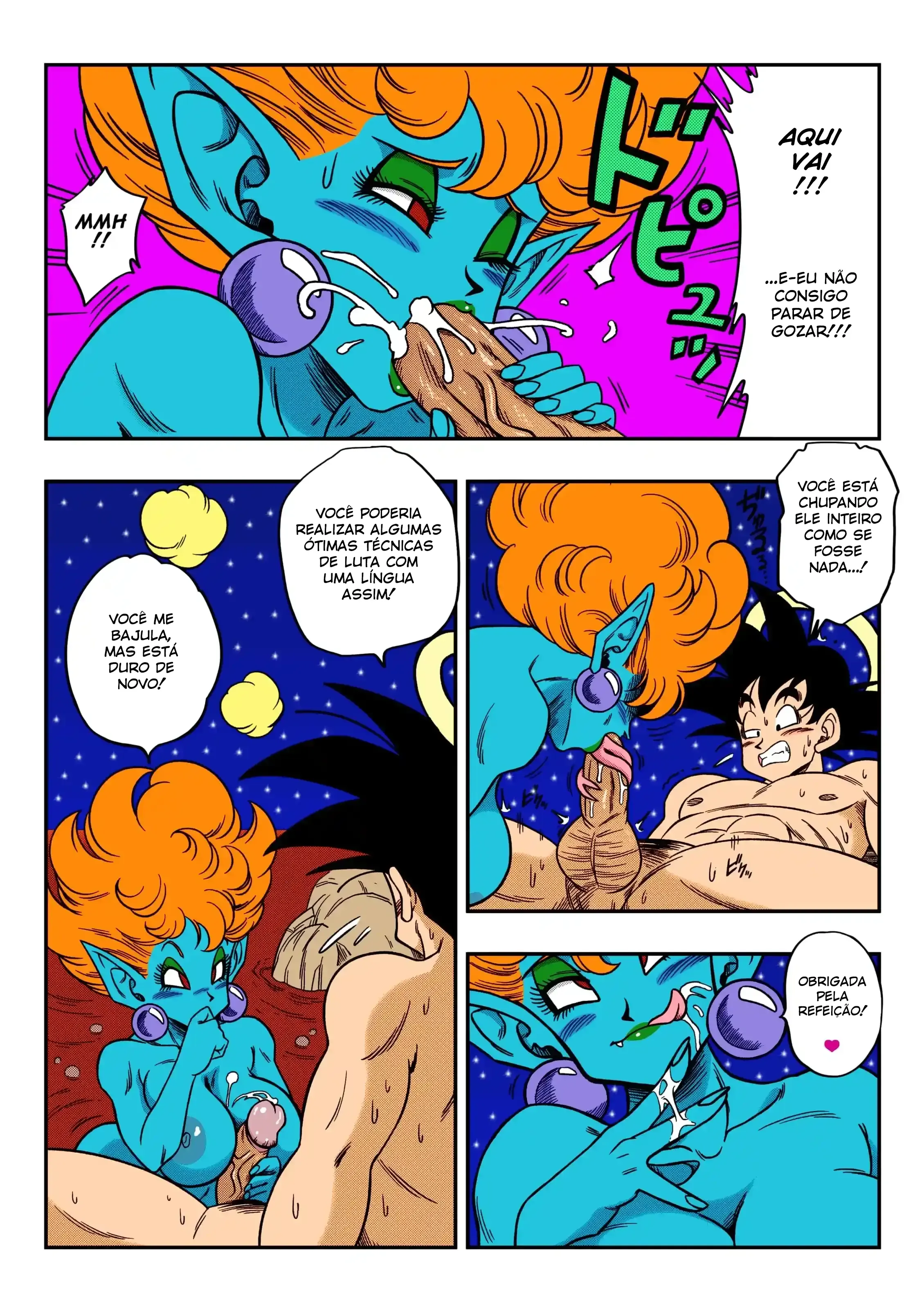 Suculenta Princesa da Serpente em Hentai Explícito de Dragon Ball