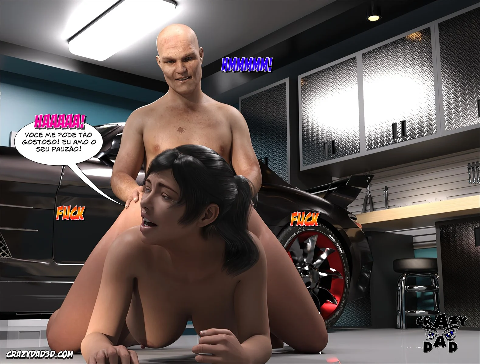 Amante Experiente: Sexo Explícito em Quadrinhos Eróticos 3D
