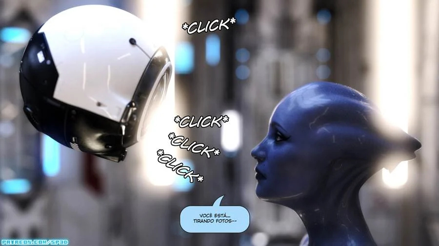 Perfuração Profunda: Sexo Espacial Explícito em HQ 3D Explosiva
