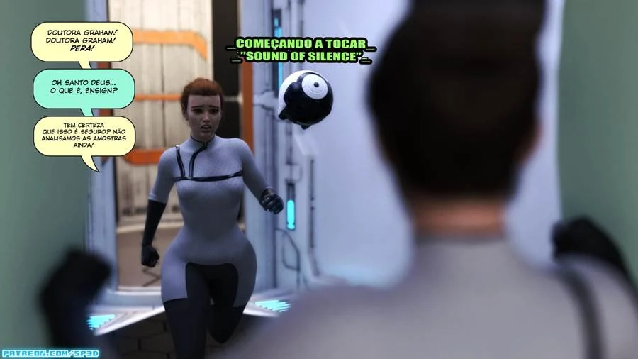 Perfuração Profunda: Sexo Espacial Explícito em HQ 3D Explosiva