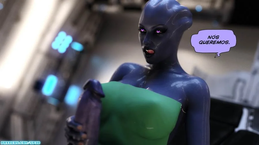 Perfuração Profunda: Sexo Espacial Explícito em HQ 3D Explosiva
