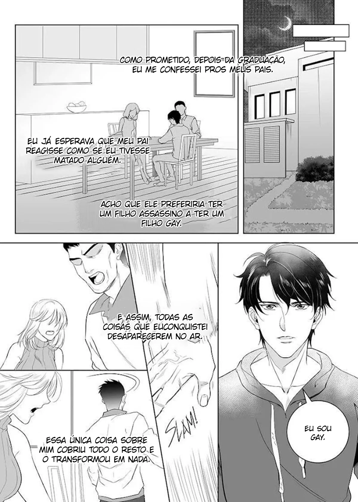 Exploração Sexual Proibida: Sexo Yaoi Explícito Entre Pai e Filho nos Quadrinhos