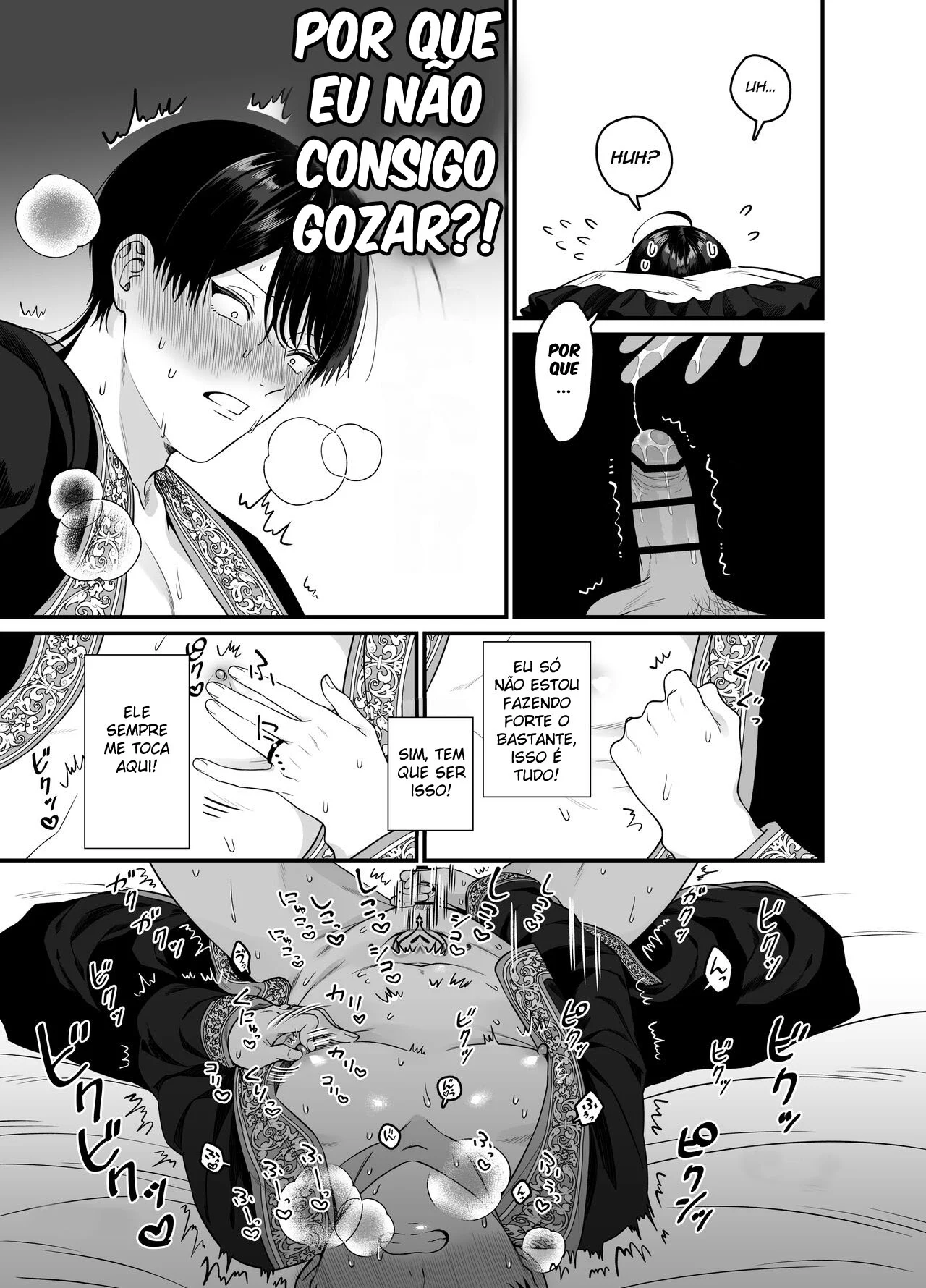 Me Rendi ao Prazer Brutal de um Orc em Quadrinhos Explícitos