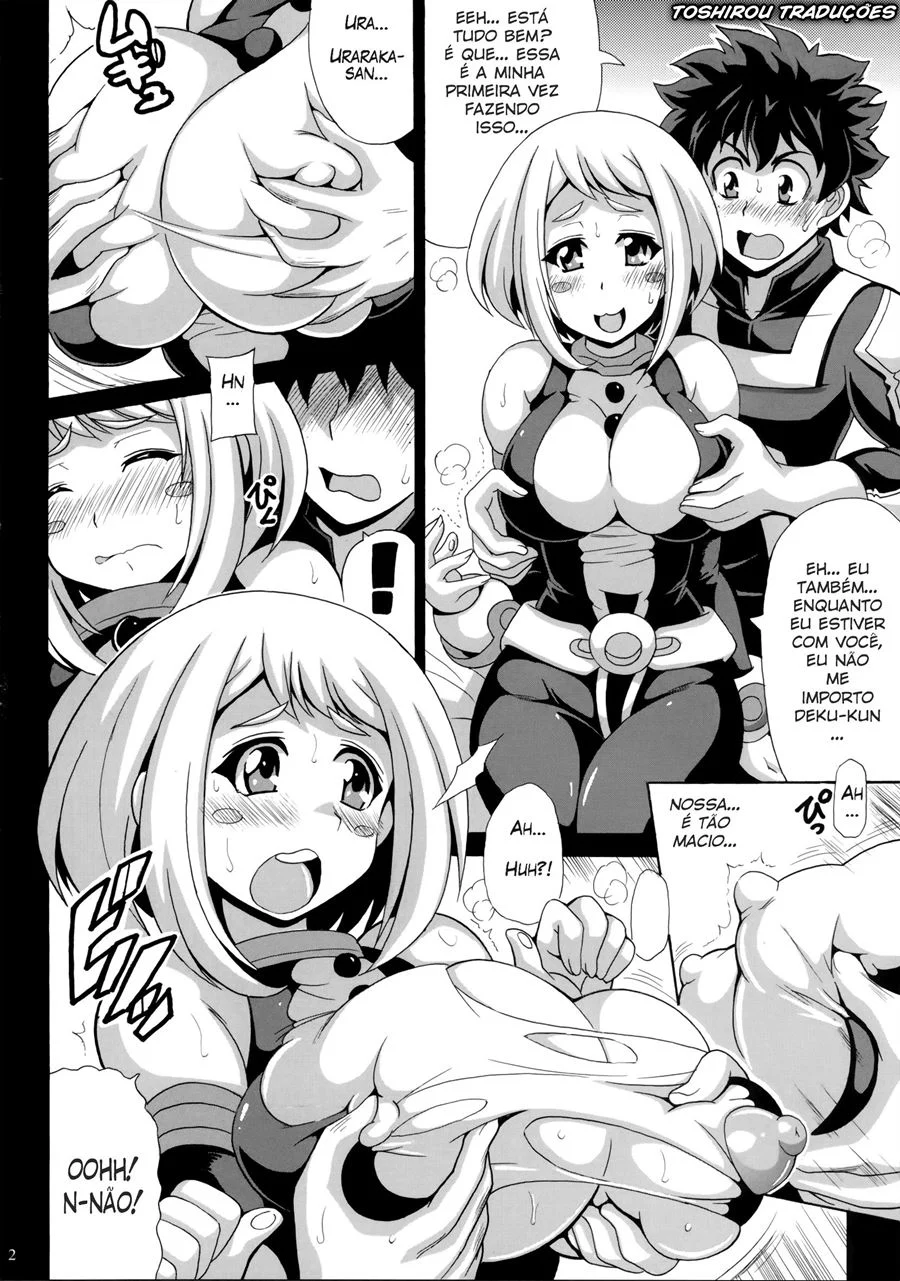Quadrinhos Proibidos: Izuku Explode de Tesão com as Heroínas em Cenas Quentes